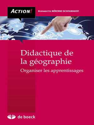 cover image of Didactique de la géographie